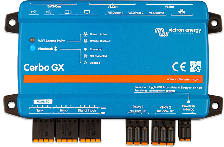 Venus GX — Мониторинг и управление